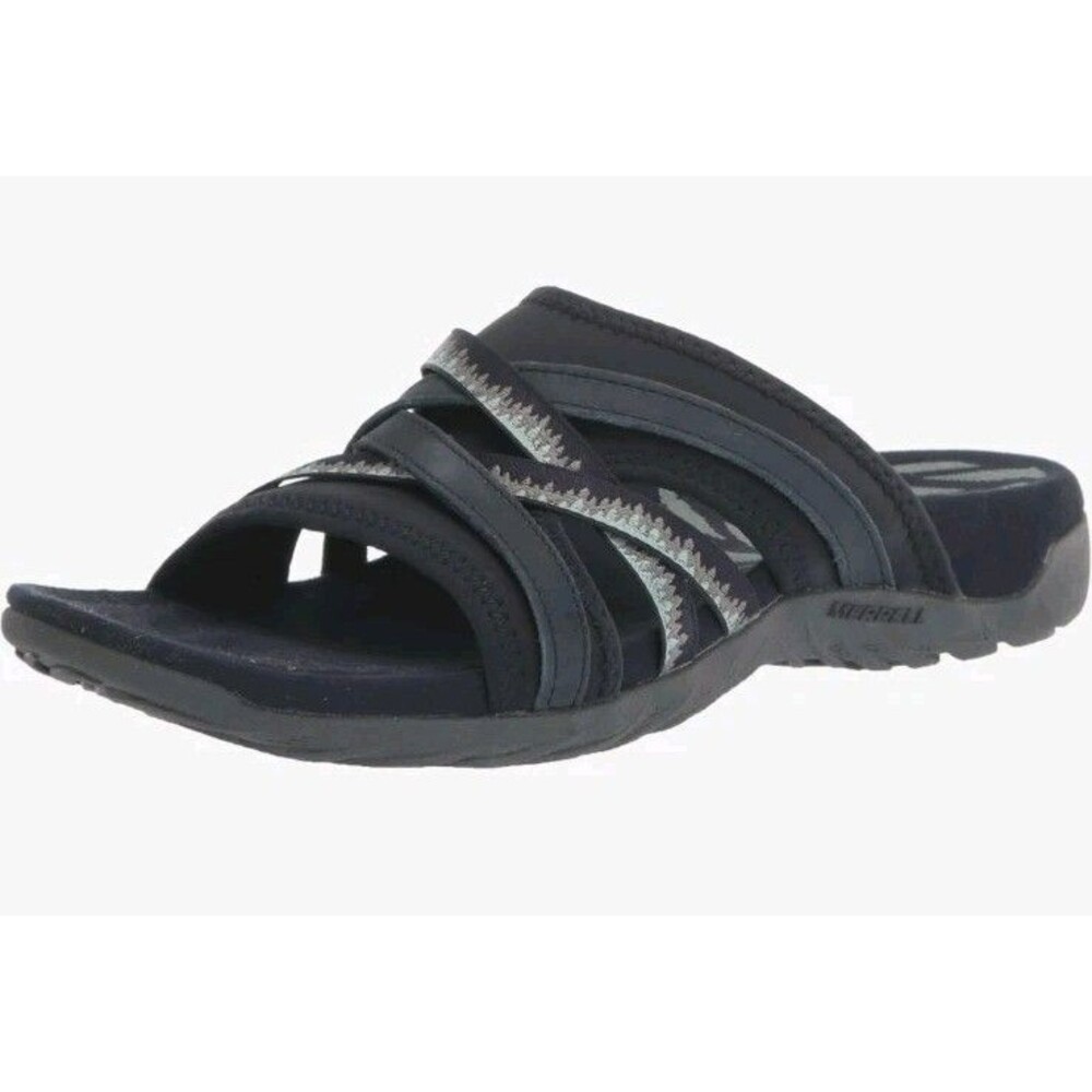 Merrell Terran 3 Cush Slide Sandals Women's Size 9 Navy Comfort Outdoor